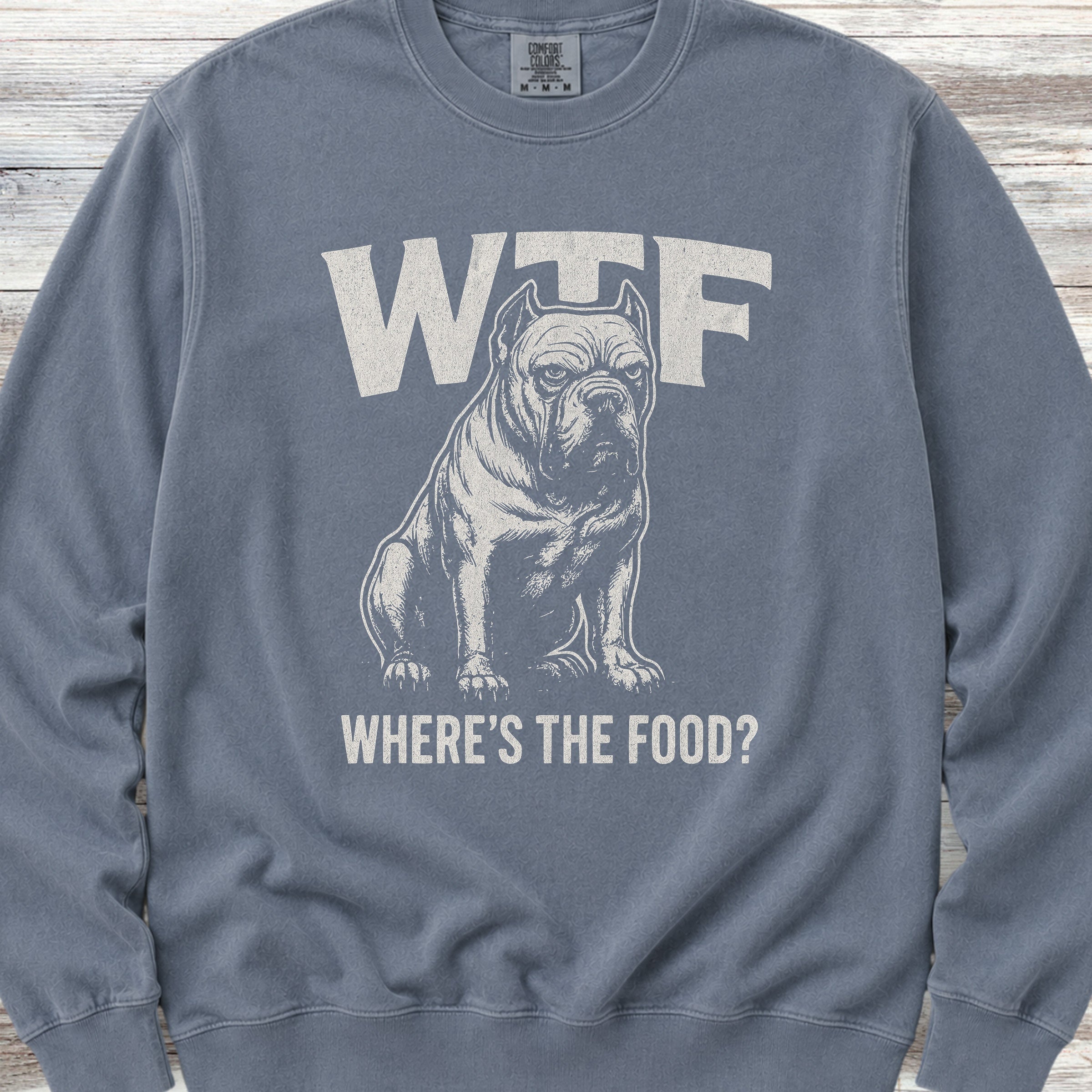 Cane Corso WTF Sweatshirt - Blue Jean