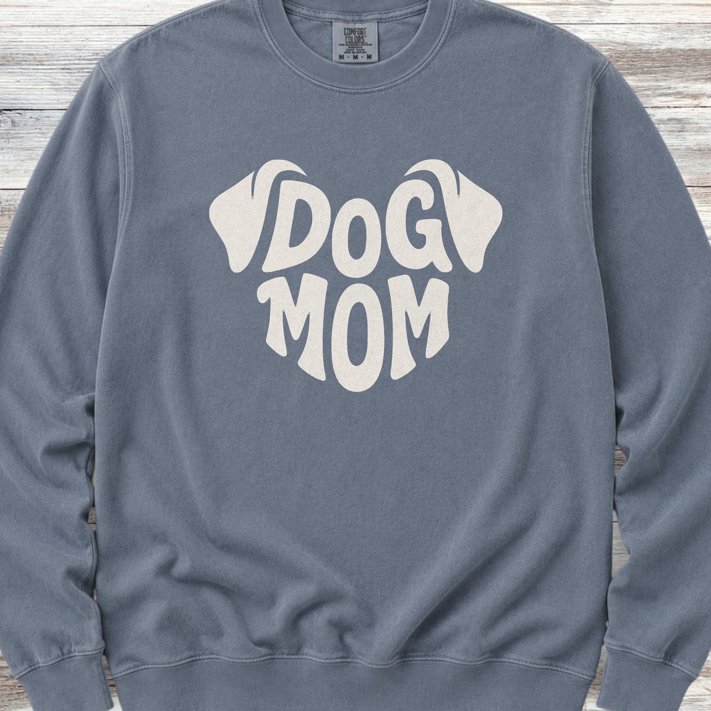 Dog Mom Ears Sweatshirt - Blue Jean