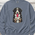 Bernese Mountain Dog Pupsicle Sweatshirt - Blue Jean