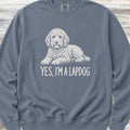Goldendoodle Lapdog Sweatshirt - Blue Jean