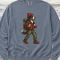 Bernese Mountain Dog Hiking Sweatshirt - Blue Jean
