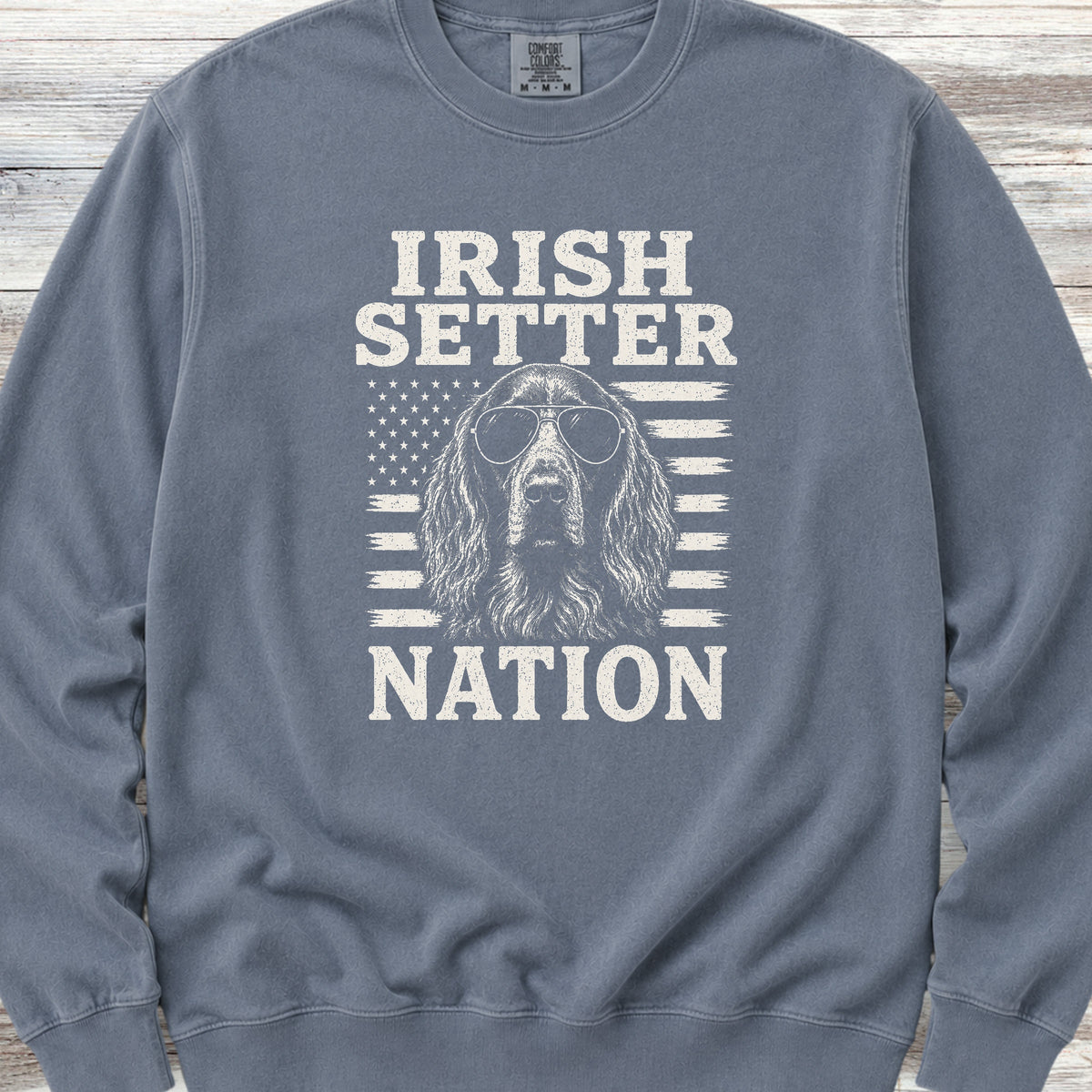 Irish Setter Nation Sweatshirt - Blue Jean