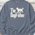 Doodle Dog Father Sweatshirt - Blue Jean