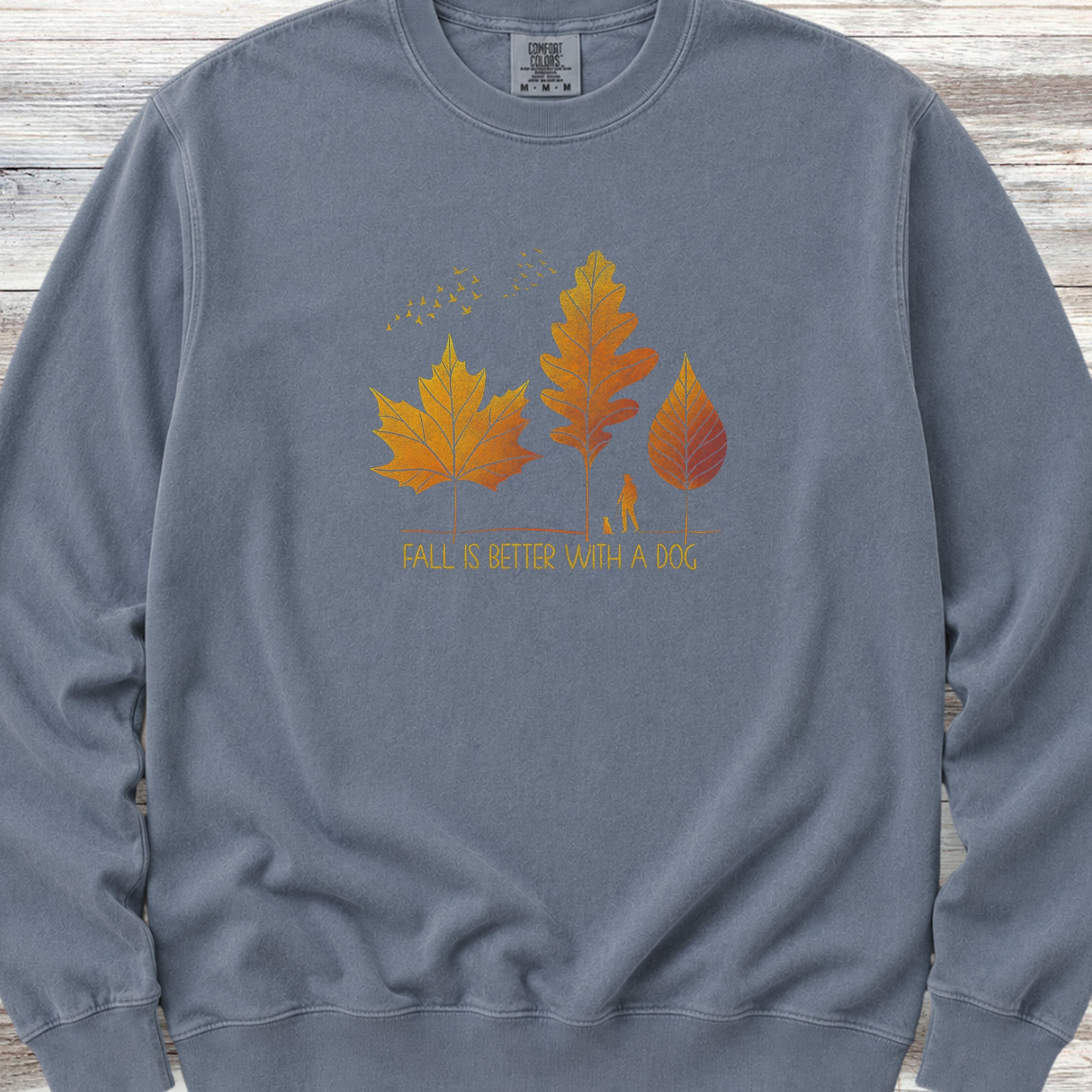 Fall Is Better Sweatshirt - Blue Jean