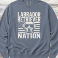 Labrador Retriever Nation Sweatshirt - Blue Jean