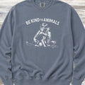 Be Kind to Animals Sweatshirt - Blue Jean