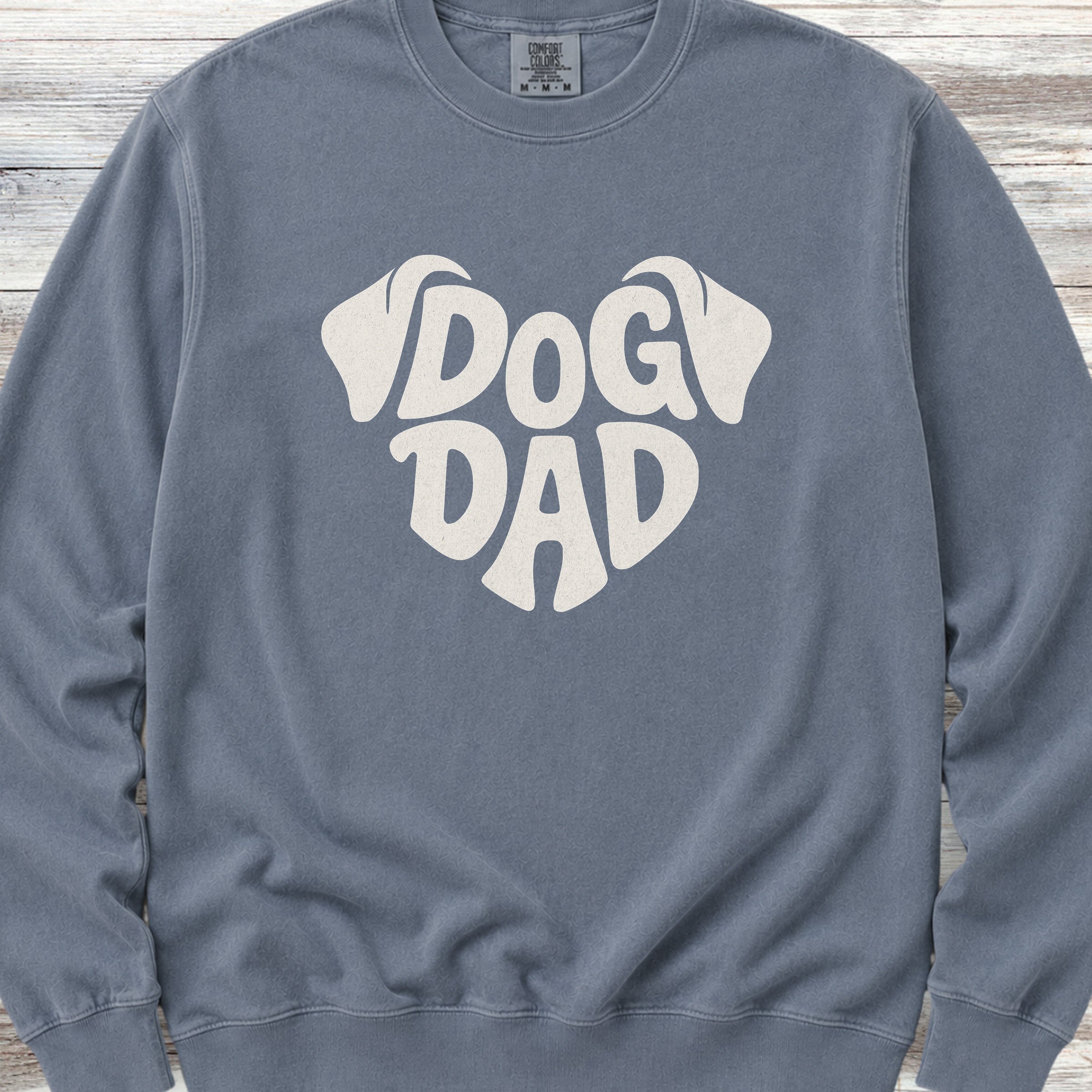Dog Dad Ears Sweatshirt - Blue Jean