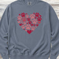 Heart & Paw Sweatshirt - Blue Jean