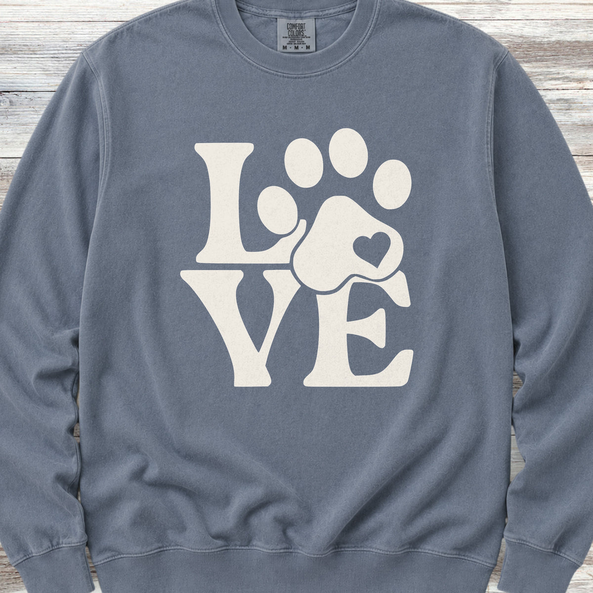 Love Sweatshirt - Blue Jean