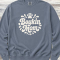 Boykin Spaniel Groovy Mom Sweatshirt - Blue Jean