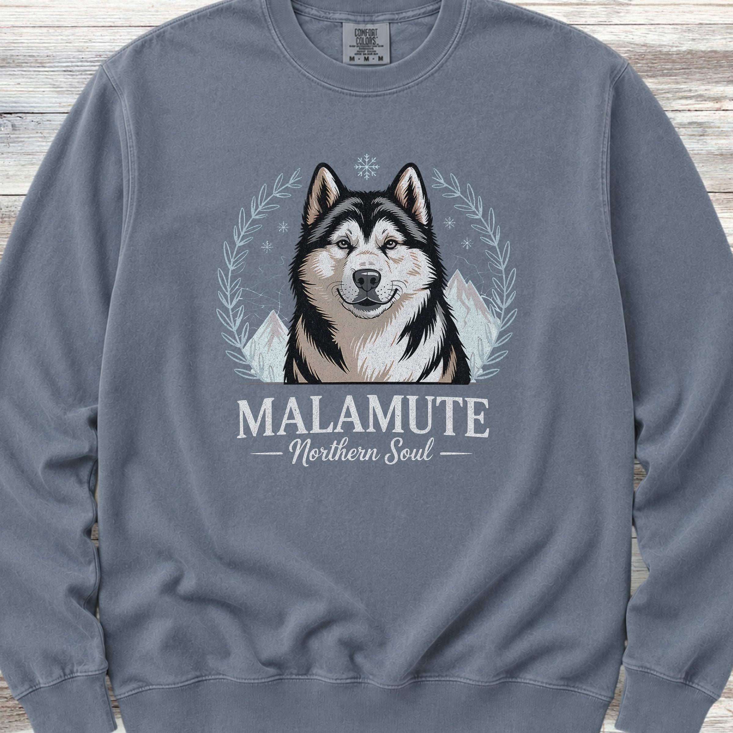 Malamute Northern Soul Sweatshirt - Blue Jean