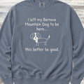 Bernese Mountain Dog Lonely Sweatshirt - Blue Jean