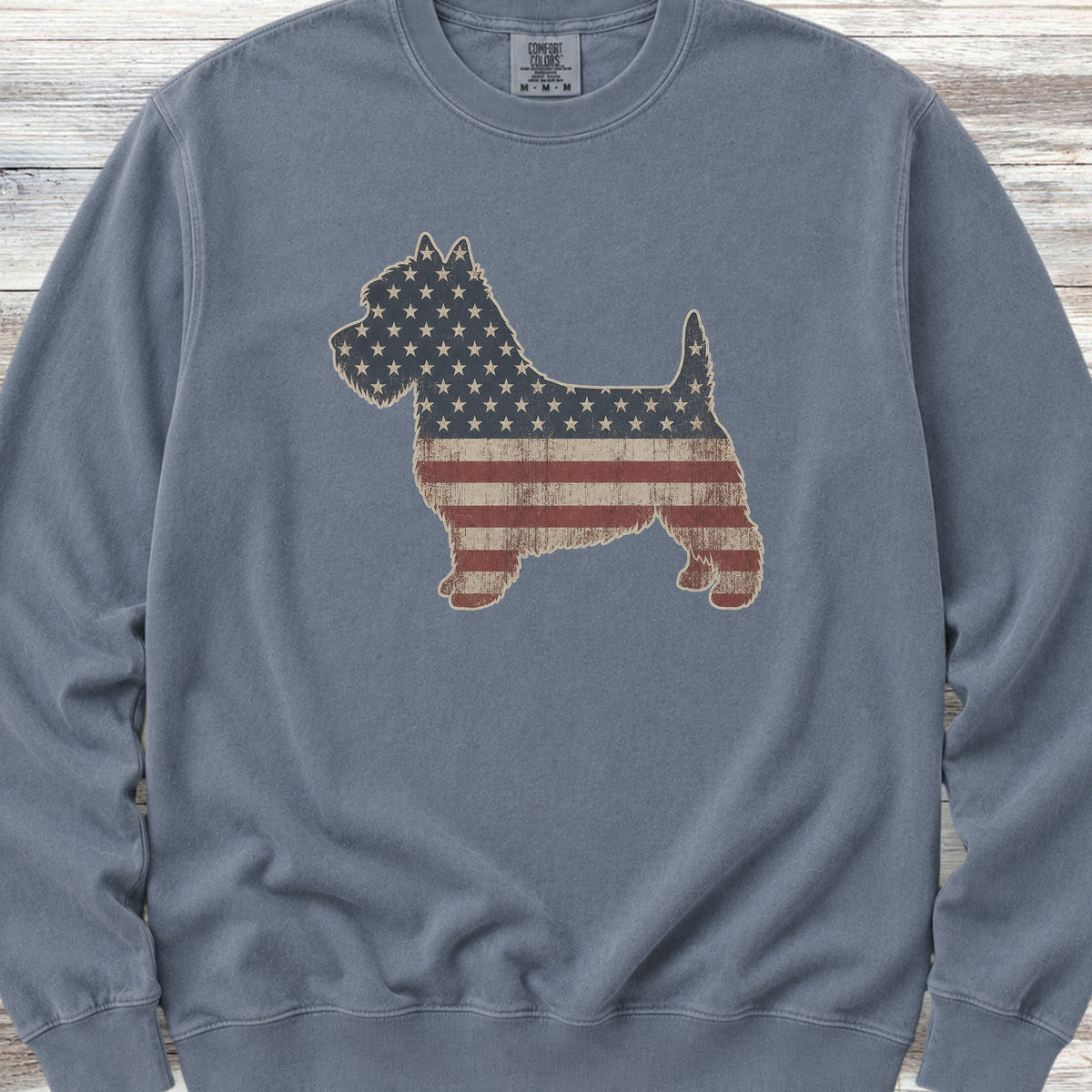 West Highland Vintage USA Sweatshirt - Blue Jean