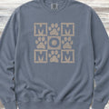 Paw Print Mom Sweatshirt - Blue Jean