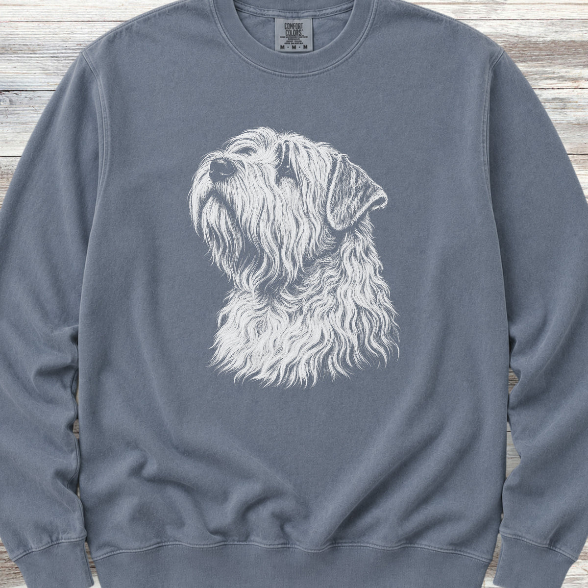 Wheaten Terrier Loyalty Sweatshirt - Blue Jean
