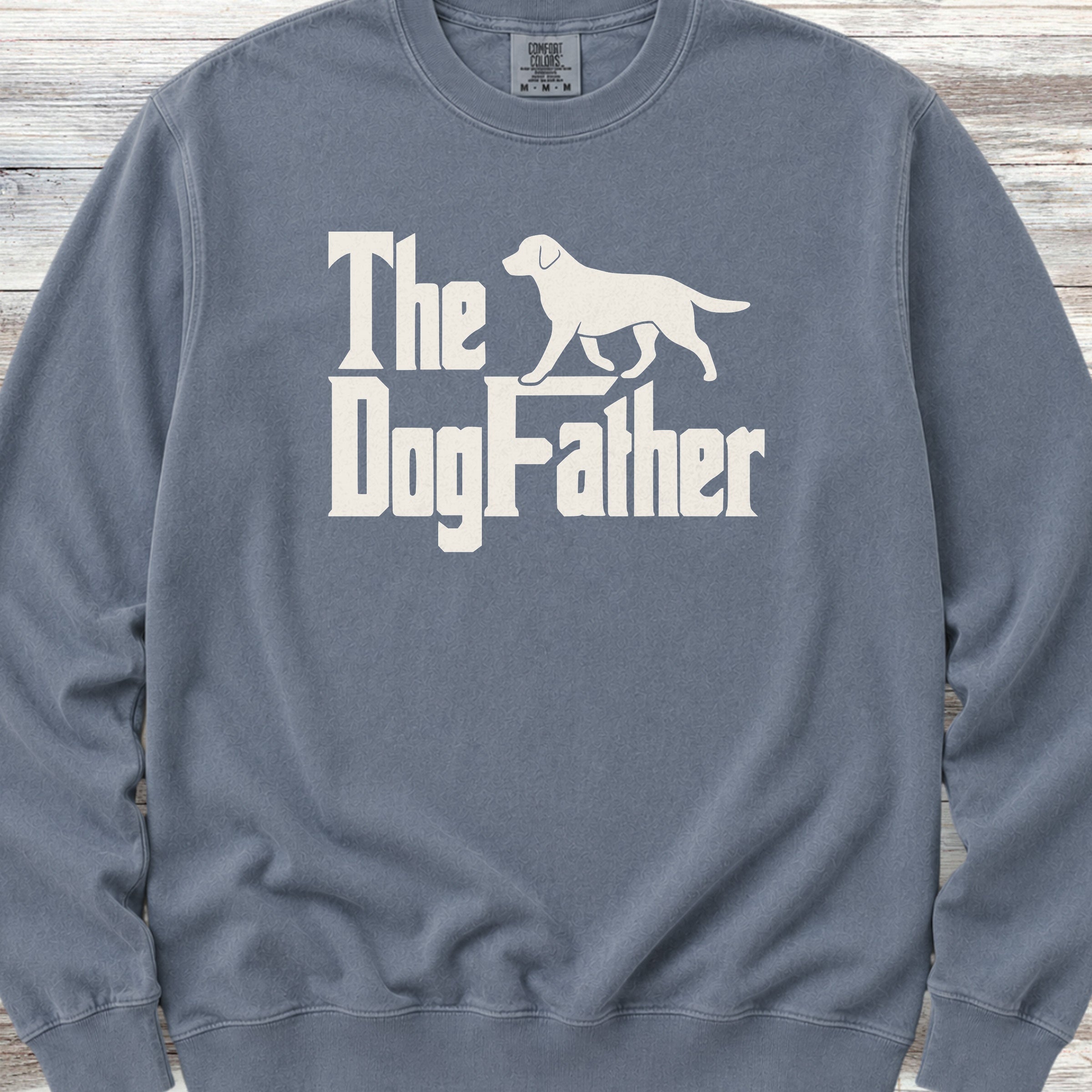 Labrador Retriever Dog Father Sweatshirt - Blue Jean
