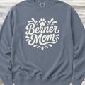 Bernese Mountain Dog Groovy Mom Sweatshirt - Blue Jean