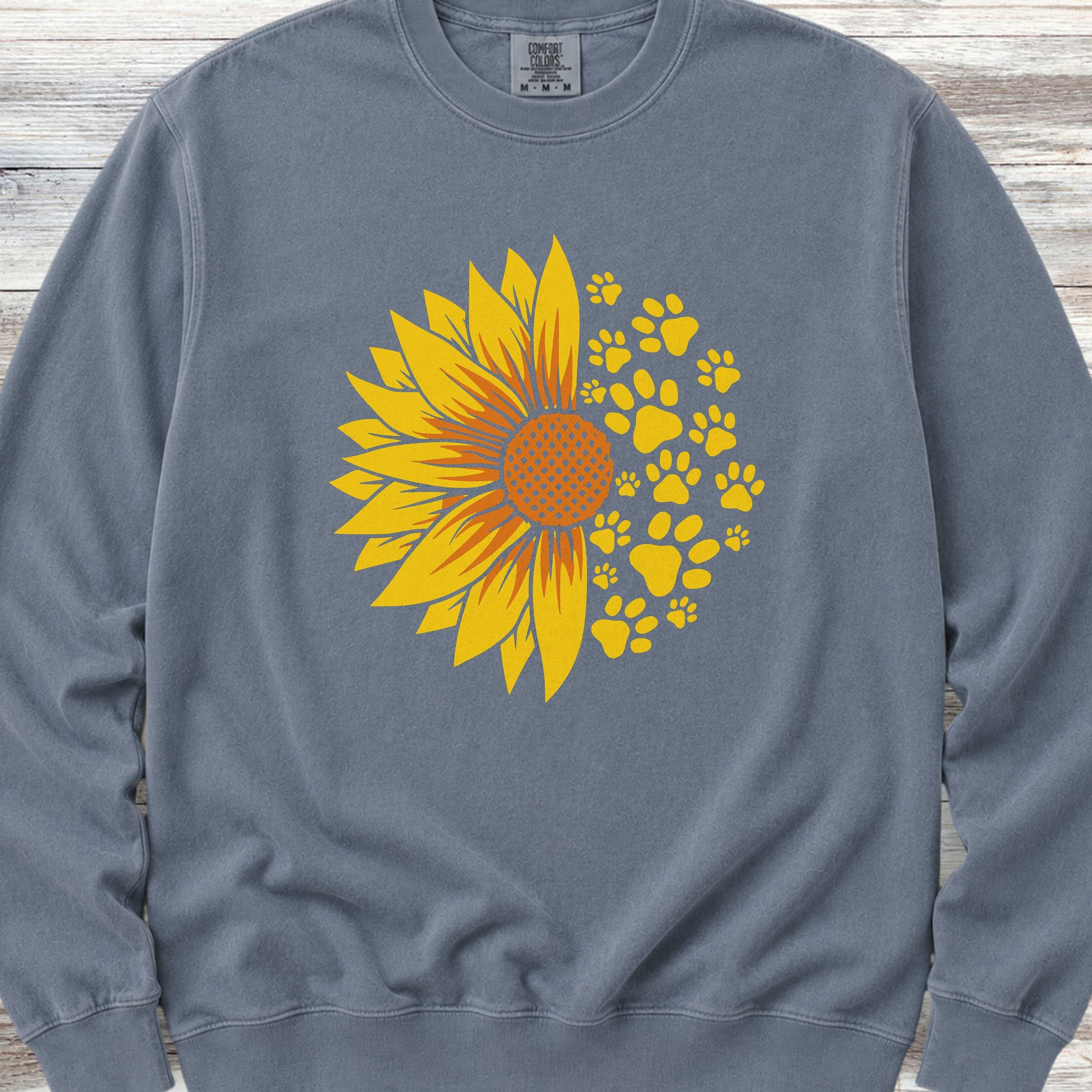 Sunflower Sweatshirt - Blue Jean