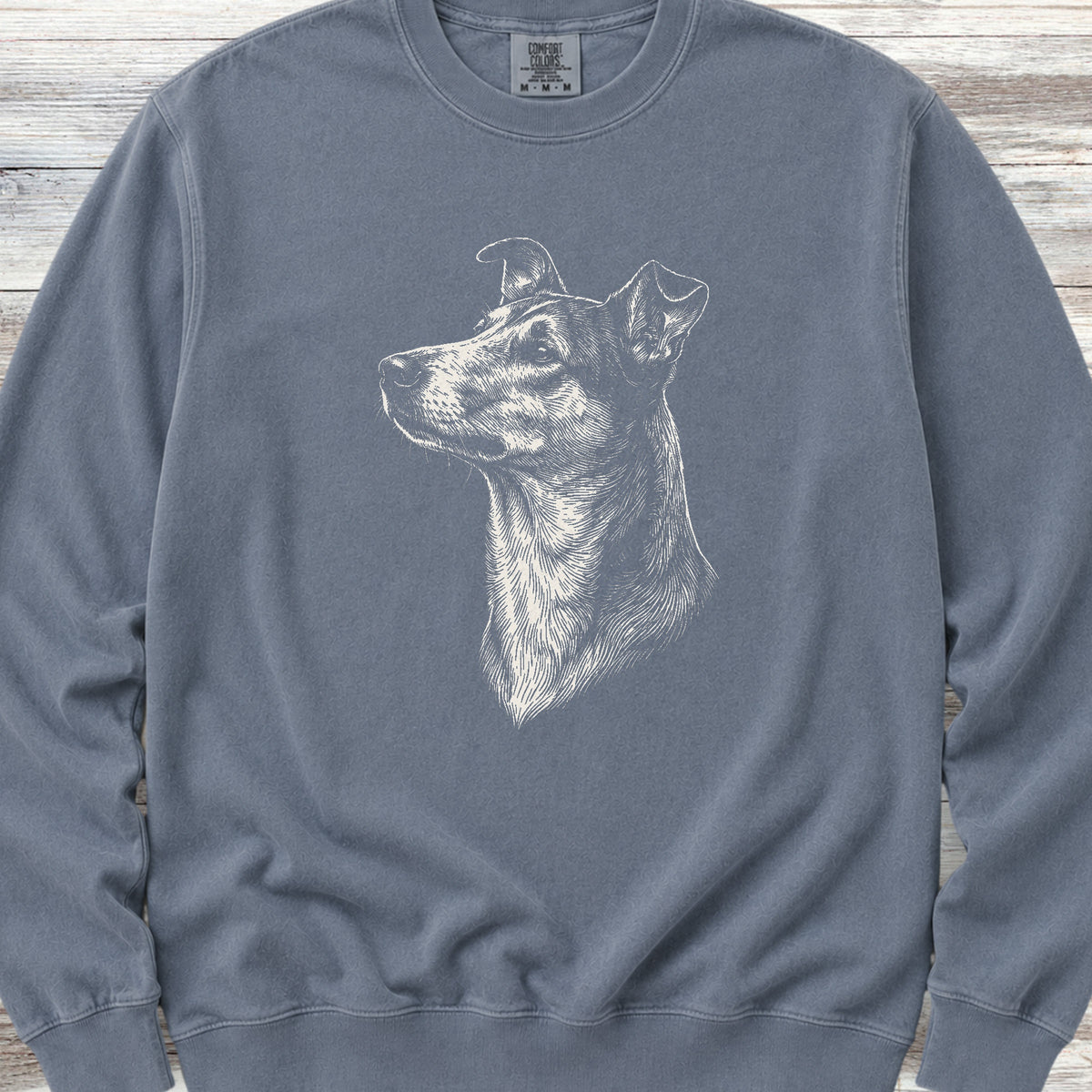 Smooth Collie Loyalty Sweatshirt - Blue Jean
