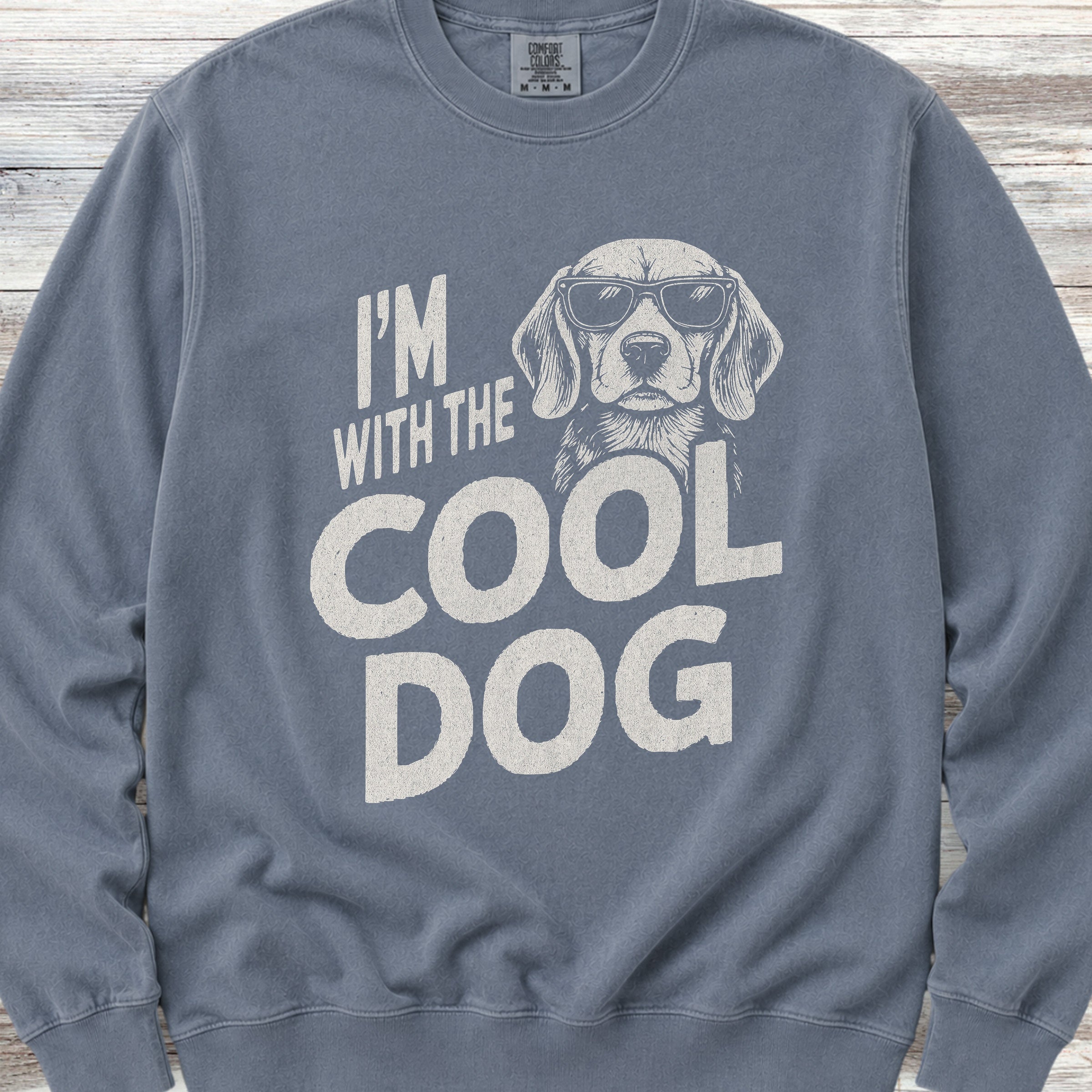 Cool Dog Beagle Sweatshirt - Blue Jean