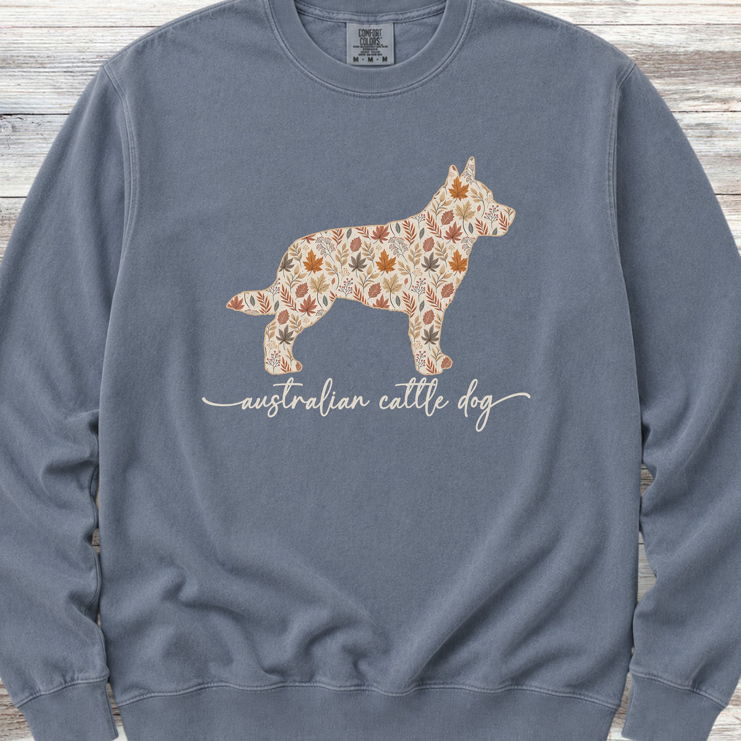 Australian Cattle Dog Fall Sweatshirt - Blue Jean