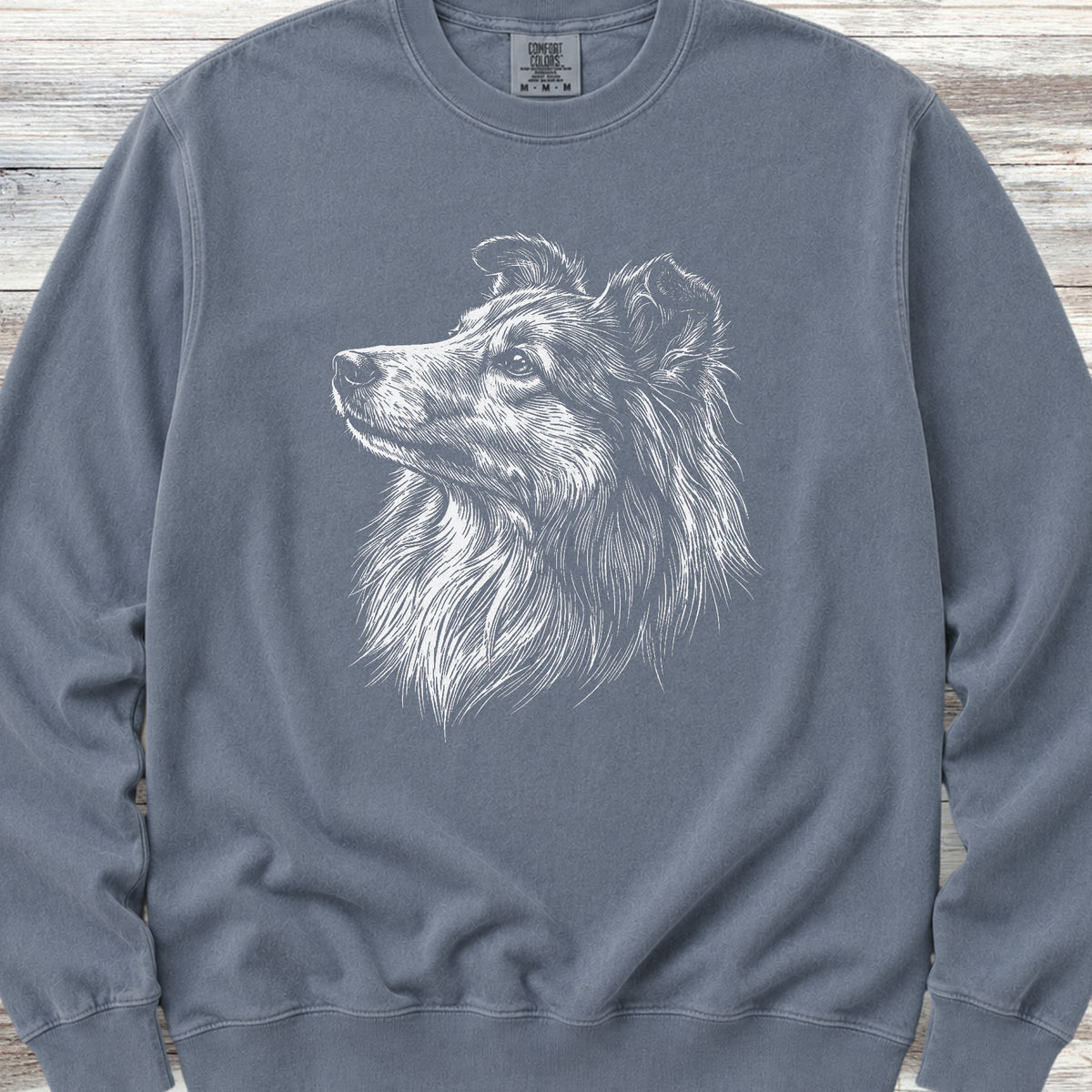 Shetland Sheepdog Loyalty Sweatshirt - Blue Jean