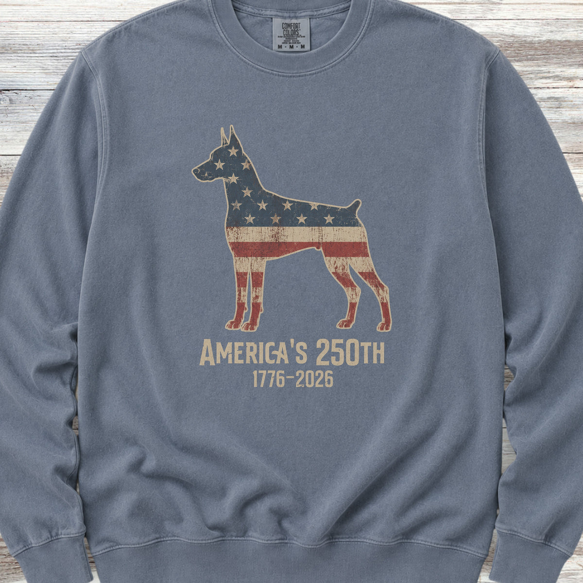 Doberman 250 Sweatshirt - Blue Jean
