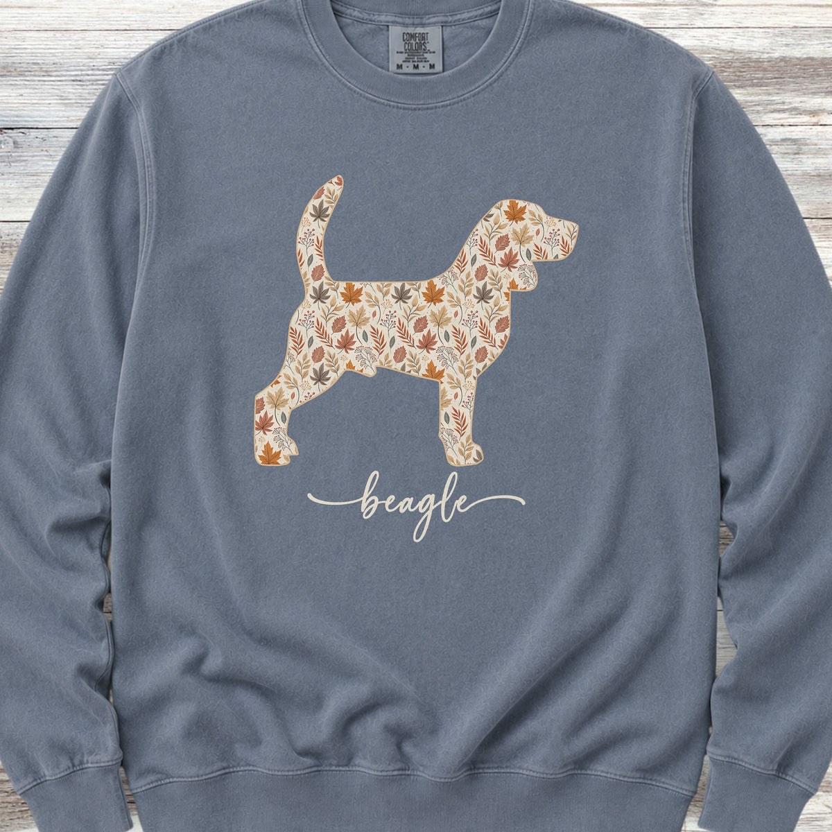 Beagle Fall Sweatshirt - Blue Jean