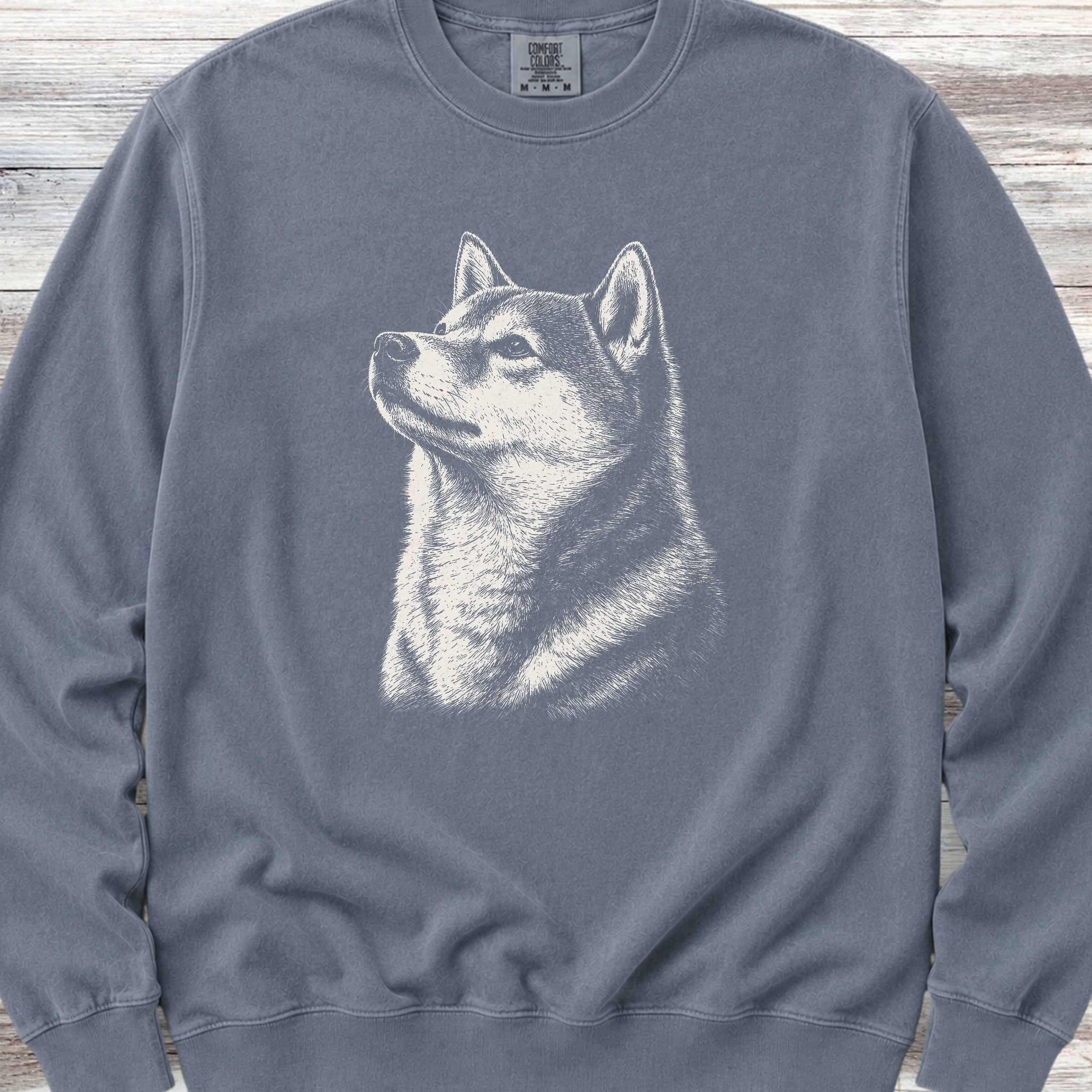 Shiba Inu Loyalty Sweatshirt - Blue Jean