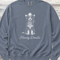 Bernedoodle Howdy Doodle Sweatshirt - Blue Jean