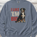 Swiss Mountain Dog Big Sweatshirt - Blue Jean