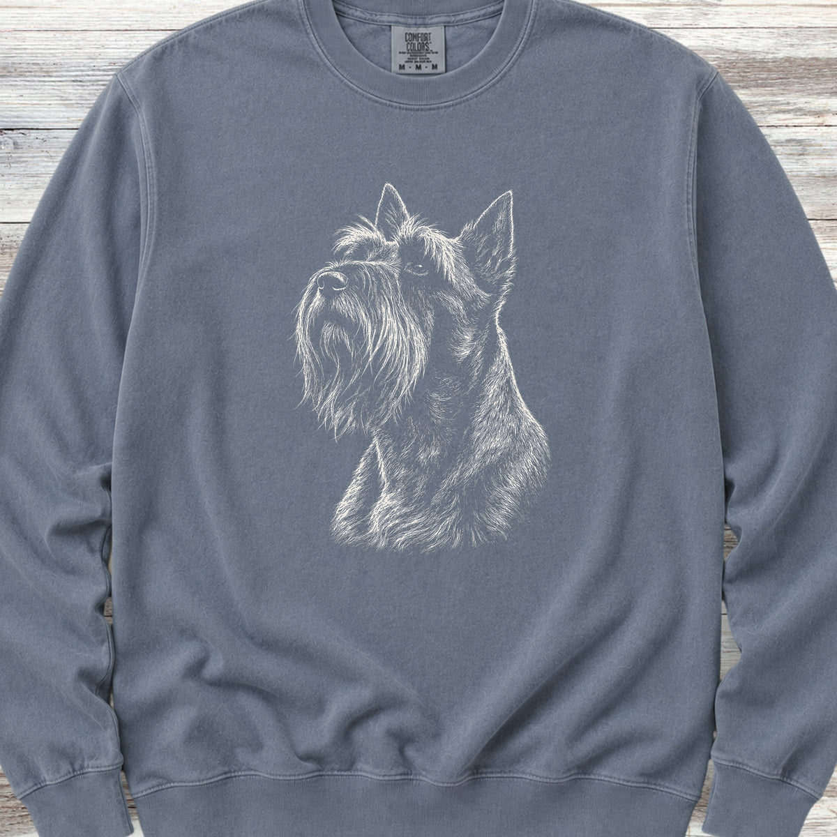 Scottish Terrier Loyalty Sweatshirt - Blue Jean