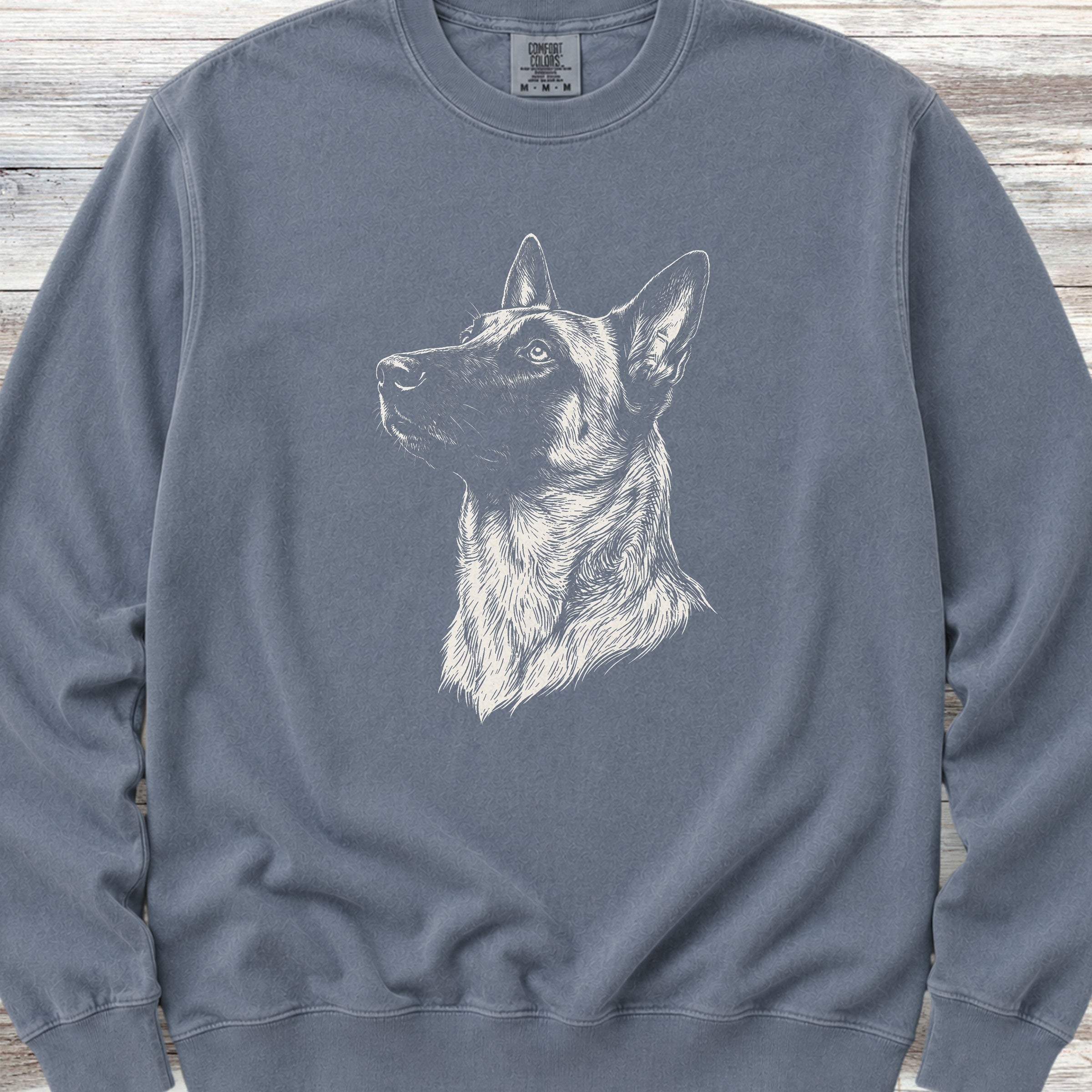 Belgian Malinois Loyalty Sweatshirt - Blue Jean