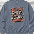 Bernese Mountain Dog Cuddles Sweatshirt - Blue Jean