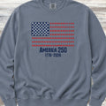 Vintage Red White & Paws 250 Sweatshirt - Blue Jean