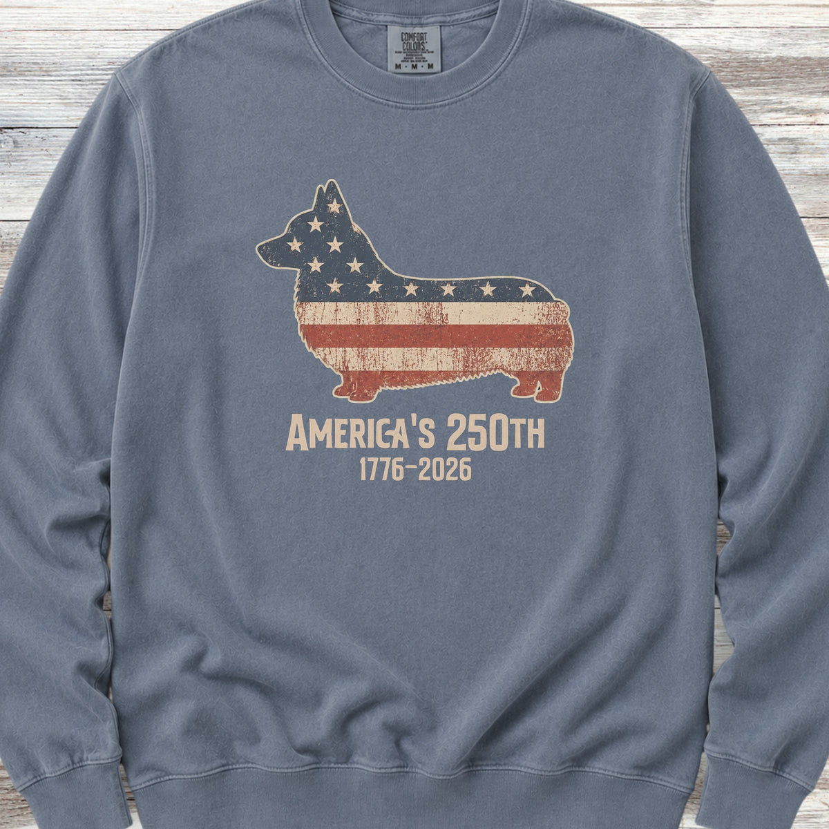 Corgi 250 Sweatshirt - Blue Jean