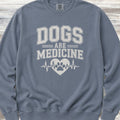 Dogs Are Medicine Sweatshirt - Blue Jean