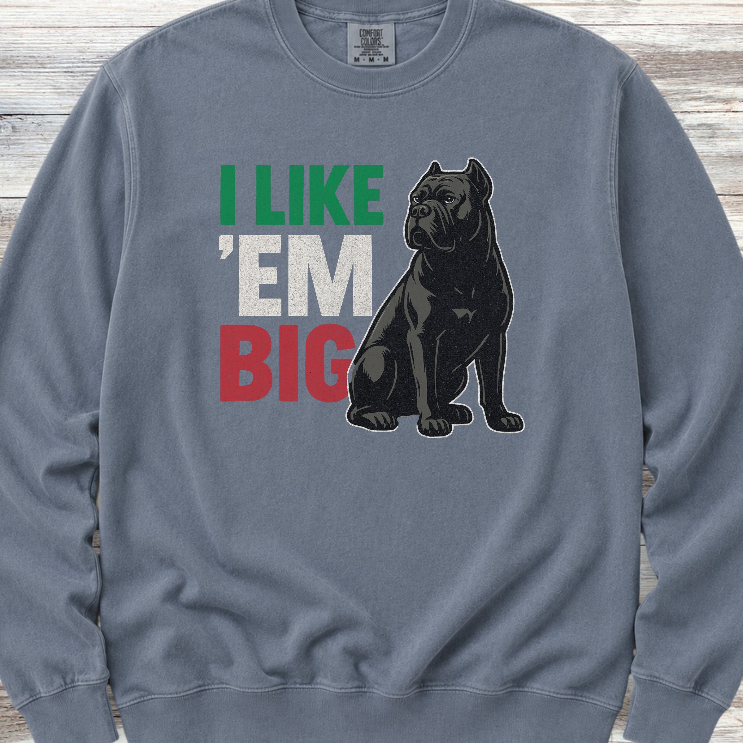 Cane Corso Big Sweatshirt - Blue Jean