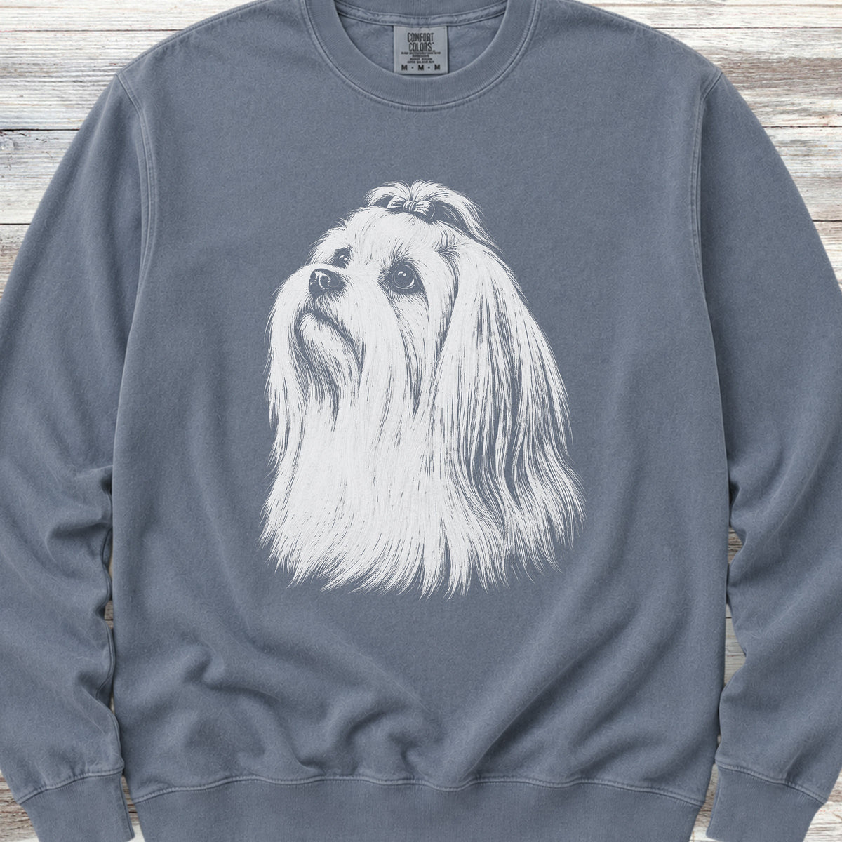 Maltese Loyalty Sweatshirt - Blue Jean