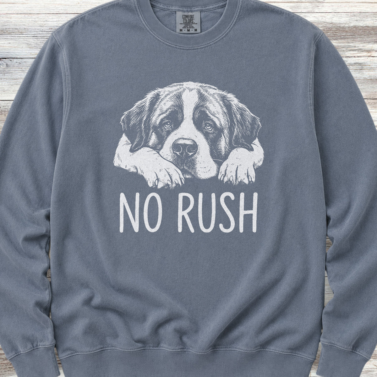 Saint Bernard No Rush Sweatshirt - Blue Jean