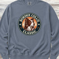 Border Collie Red Classic Sweatshirt - Blue Jean