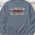 Golden Retriever Crimes Sweatshirt - Blue Jean
