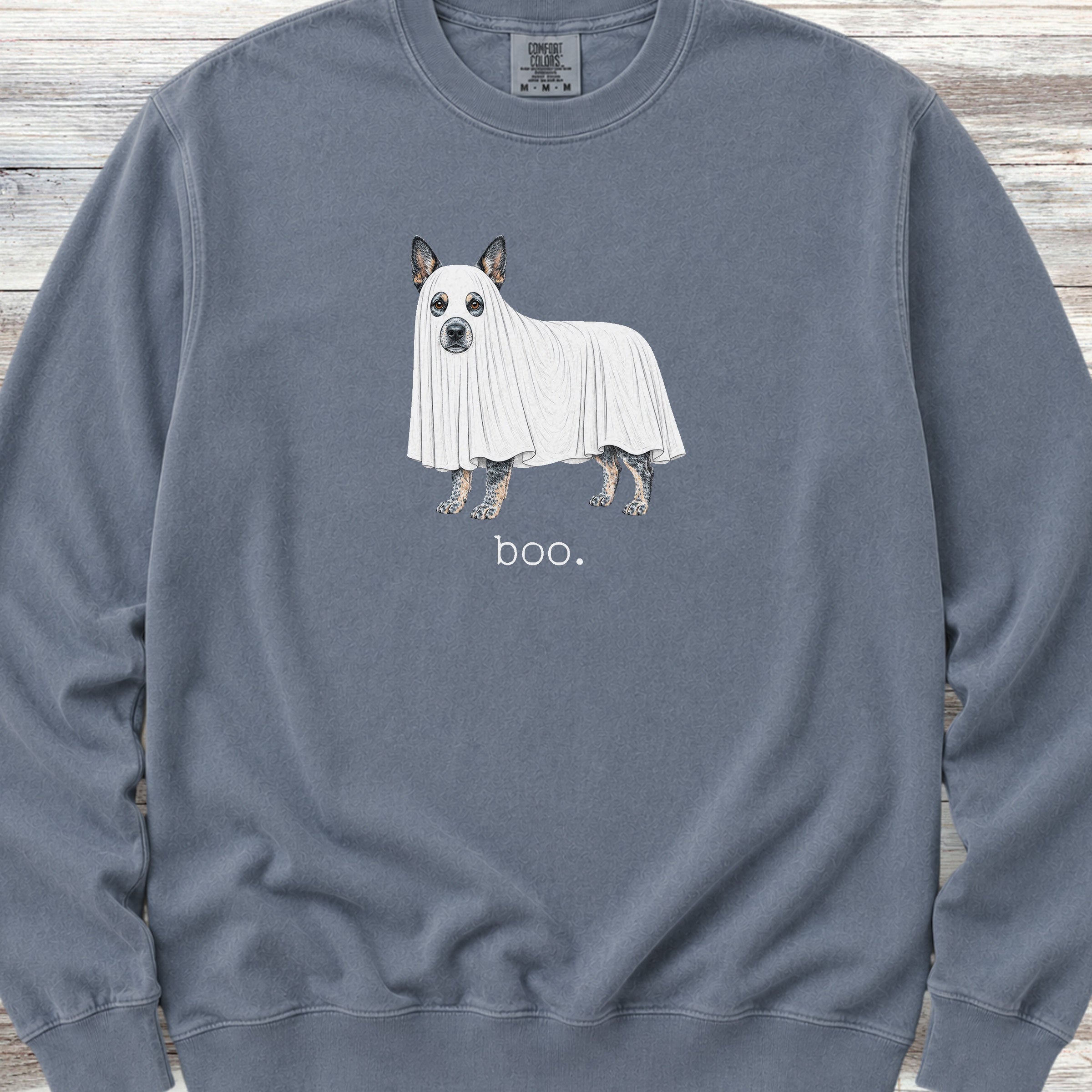 Australian Cattle Dog Boo Sweatshirt - Blue Jean