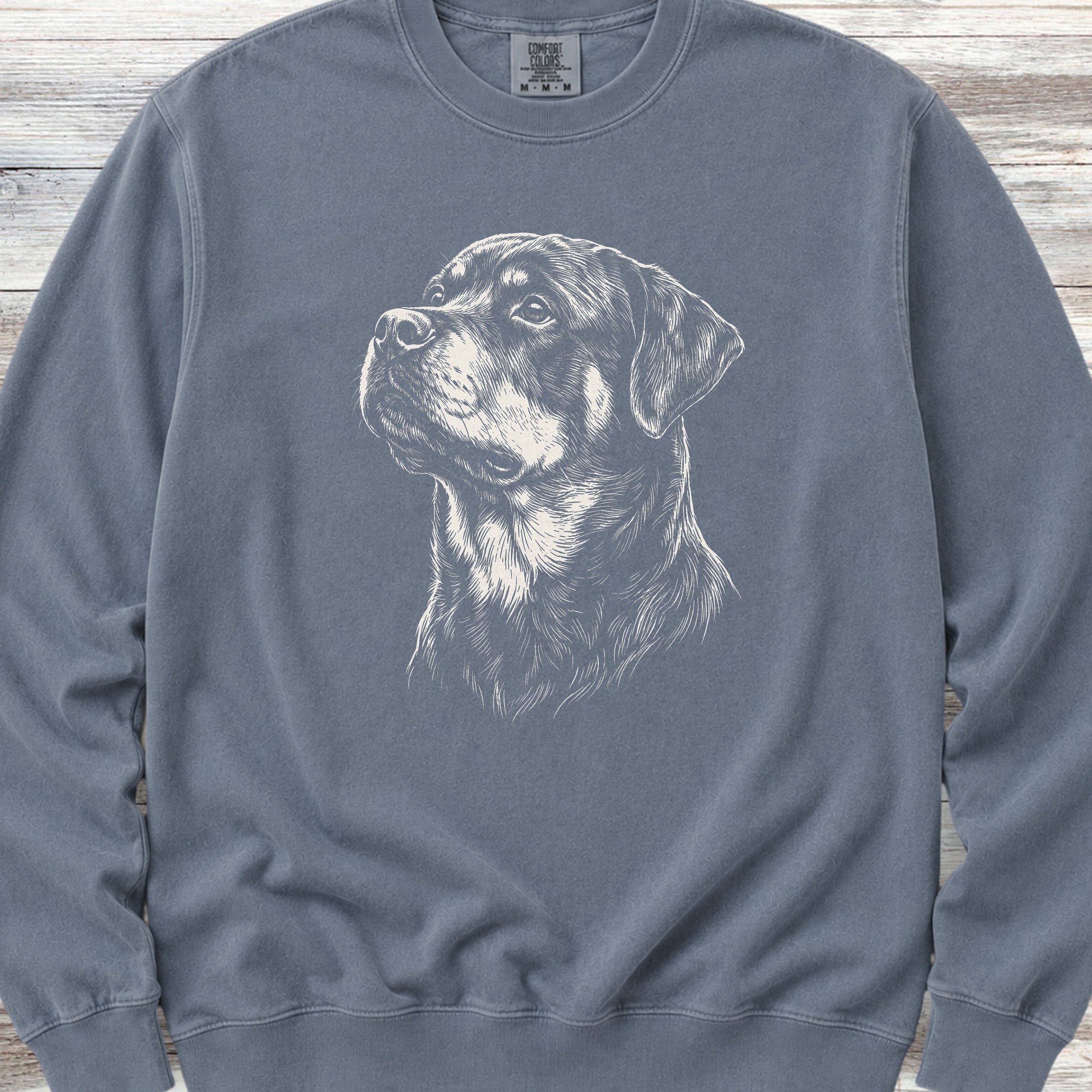 Rottweiler Loyalty Sweatshirt - Blue Jean