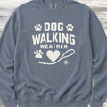 Dog Walking Weather Sweatshirt - Blue Jean