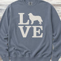 Bernese Mountain Dog Love Sweatshirt - Blue Jean