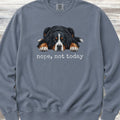 Bernese Mountain Dog Nope Sweatshirt - Blue Jean