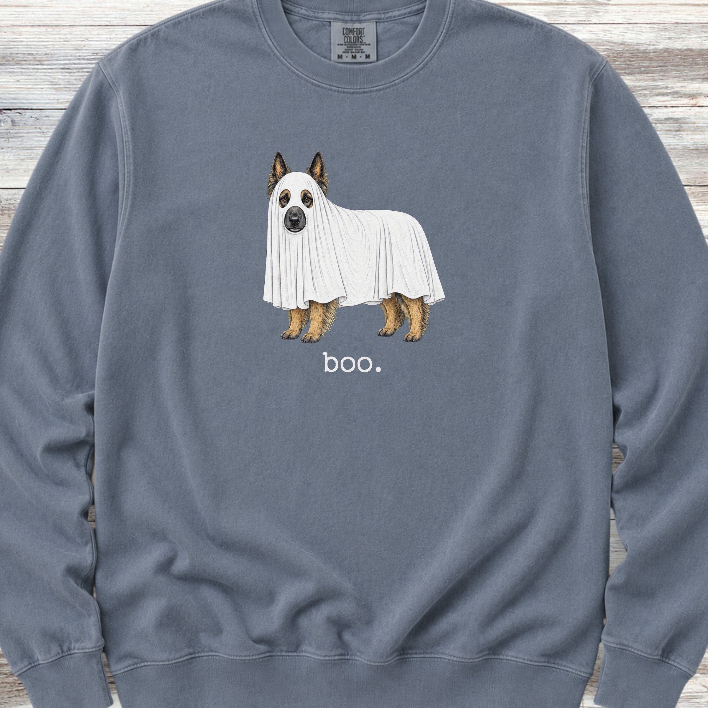 Belgian Tervuren Boo Sweatshirt - Blue Jean