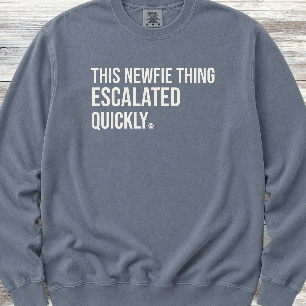 Newfoundland Escalated Sweatshirt - Blue Jean
