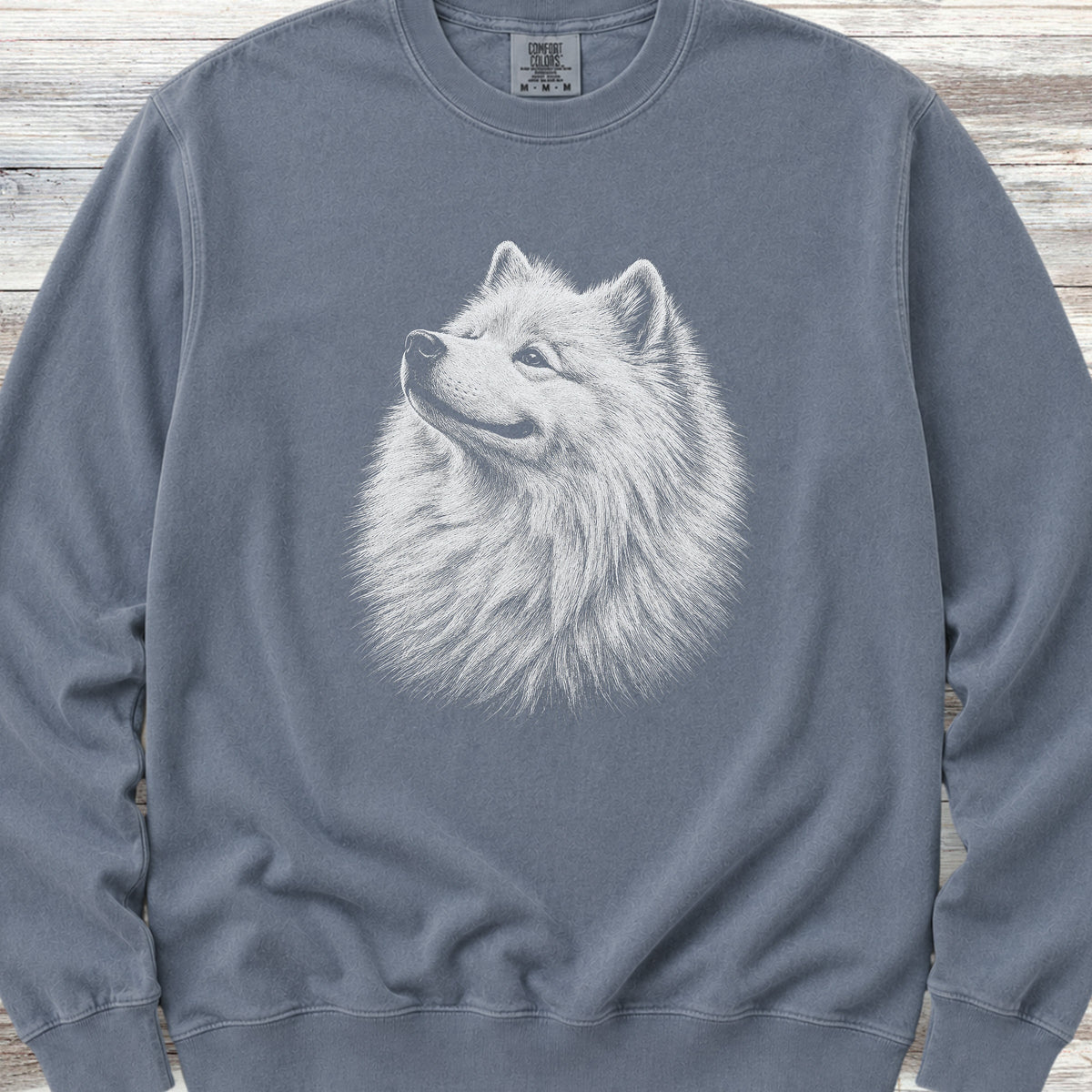 Samoyed Loyalty Sweatshirt - Blue Jean